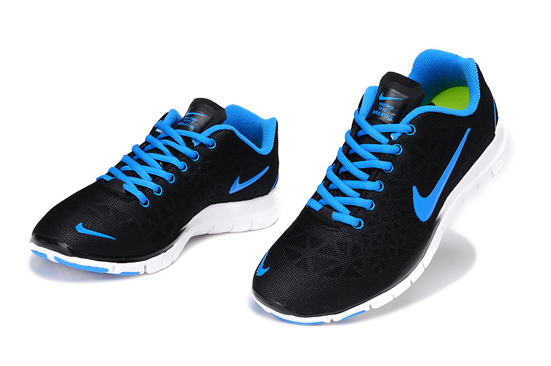 Nike Free 5.0 formateur femmes chaussures de course nouvelle bleu noir (1)